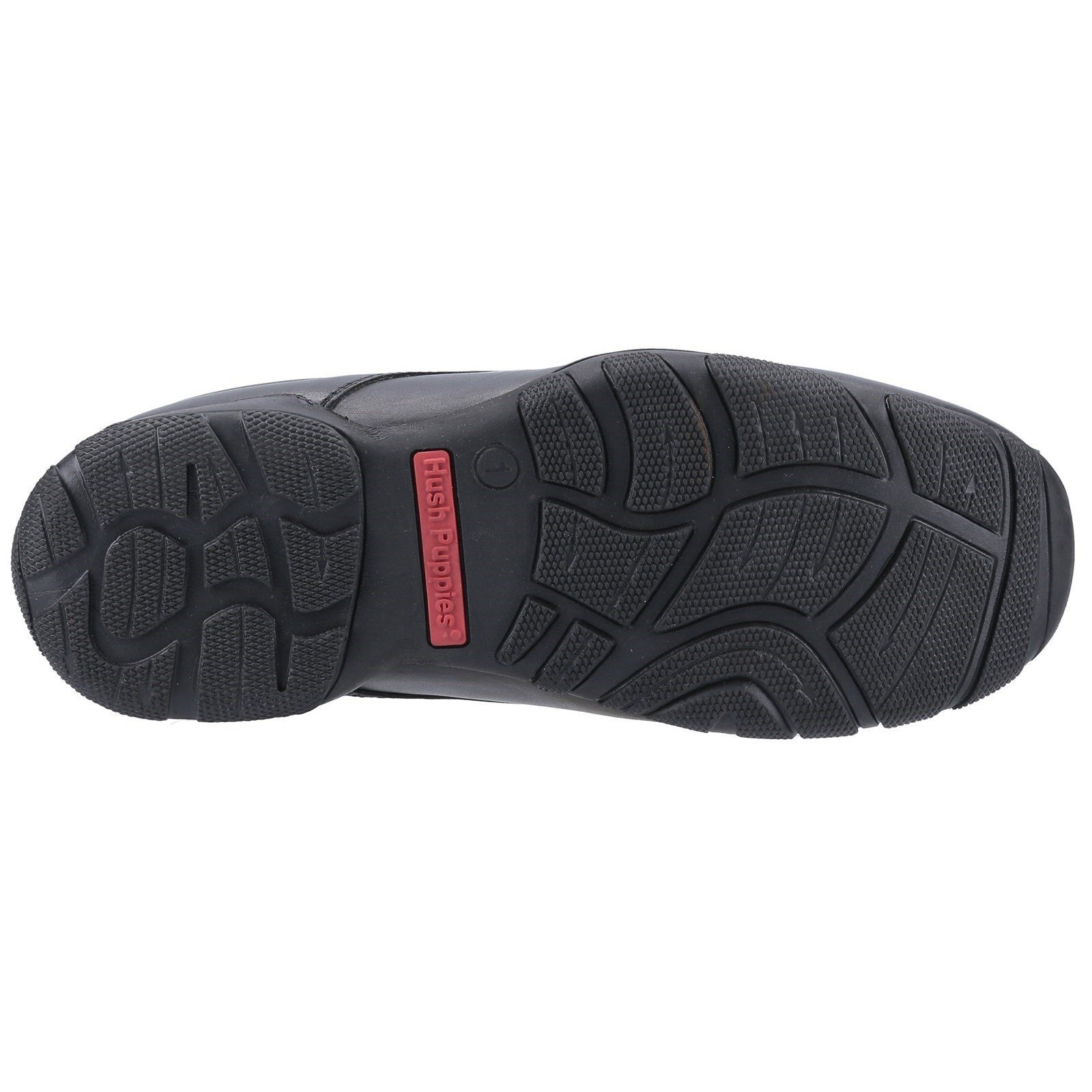 Black - Lifestyle - Hush Puppies Boys Elijah Leather School Shoes