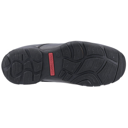Black - Lifestyle - Hush Puppies Boys Elijah Leather School Shoes