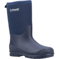 Navy - Front - Cotswold Childrens-Kids Hilly Neoprene Wellington Boots