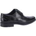 Black - Side - Hush Puppies Mens Leather Brogues