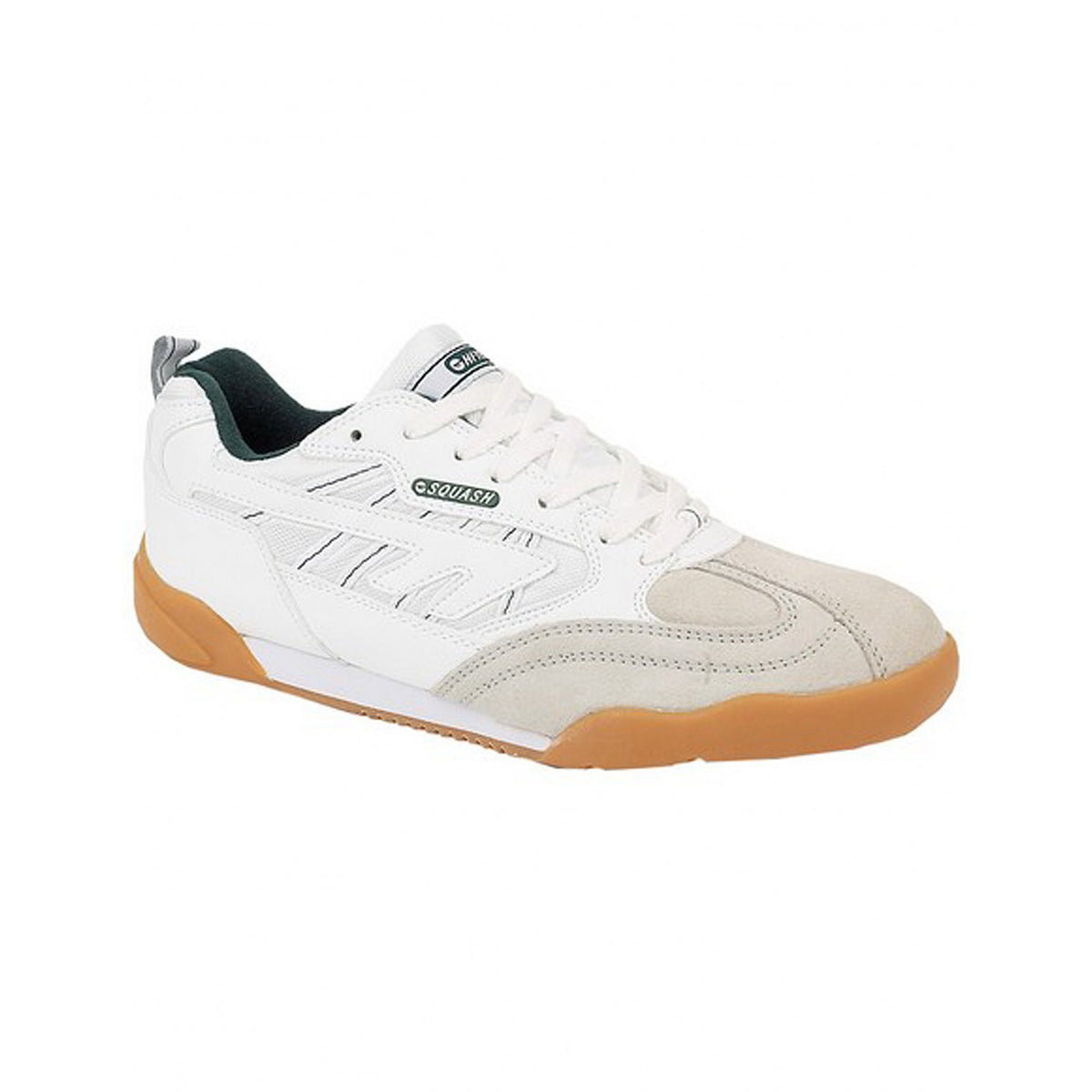 White - Front - Hi-Tec Squash Unisex Trainer - Mens Trainers - Unisex Sports