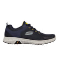 Navy-Yellow - Back - Skechers Mens Elite Flex Prime Take Over Trainers