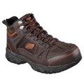 Dark Brown - Front - Skechers Mens Ledom Safety Boots