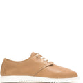 Tan - Back - Hush Puppies Womens-Ladies Everyday Leather Shoes