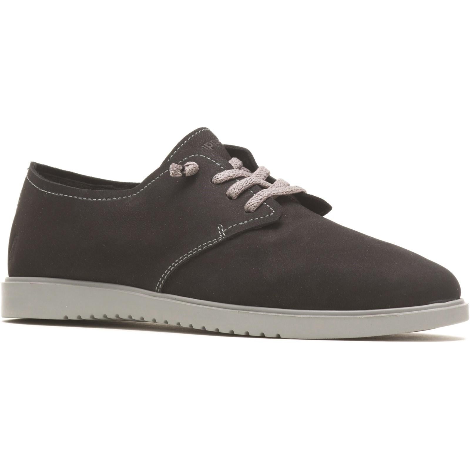 Black - Front - Hush Puppies Womens-Ladies Everyday Leather Shoes
