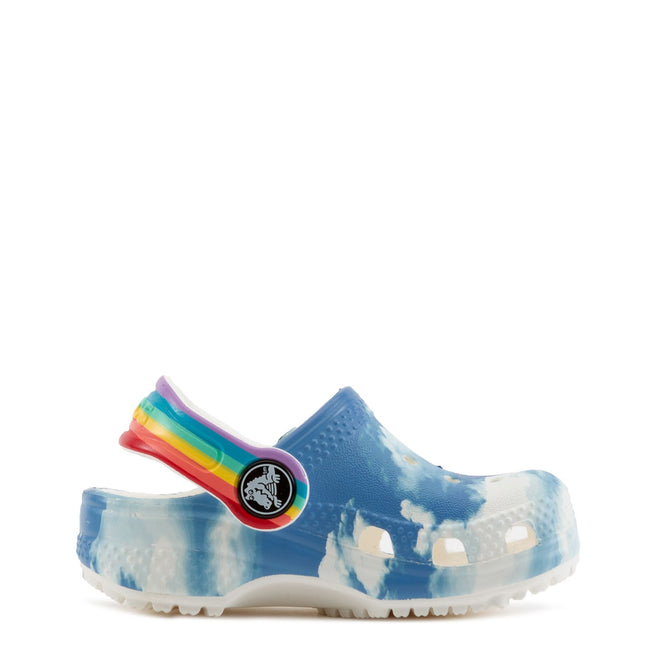 White-Sky Blue - Back - Crocs Childrens-Kids Classic Out Of This World II Clogs