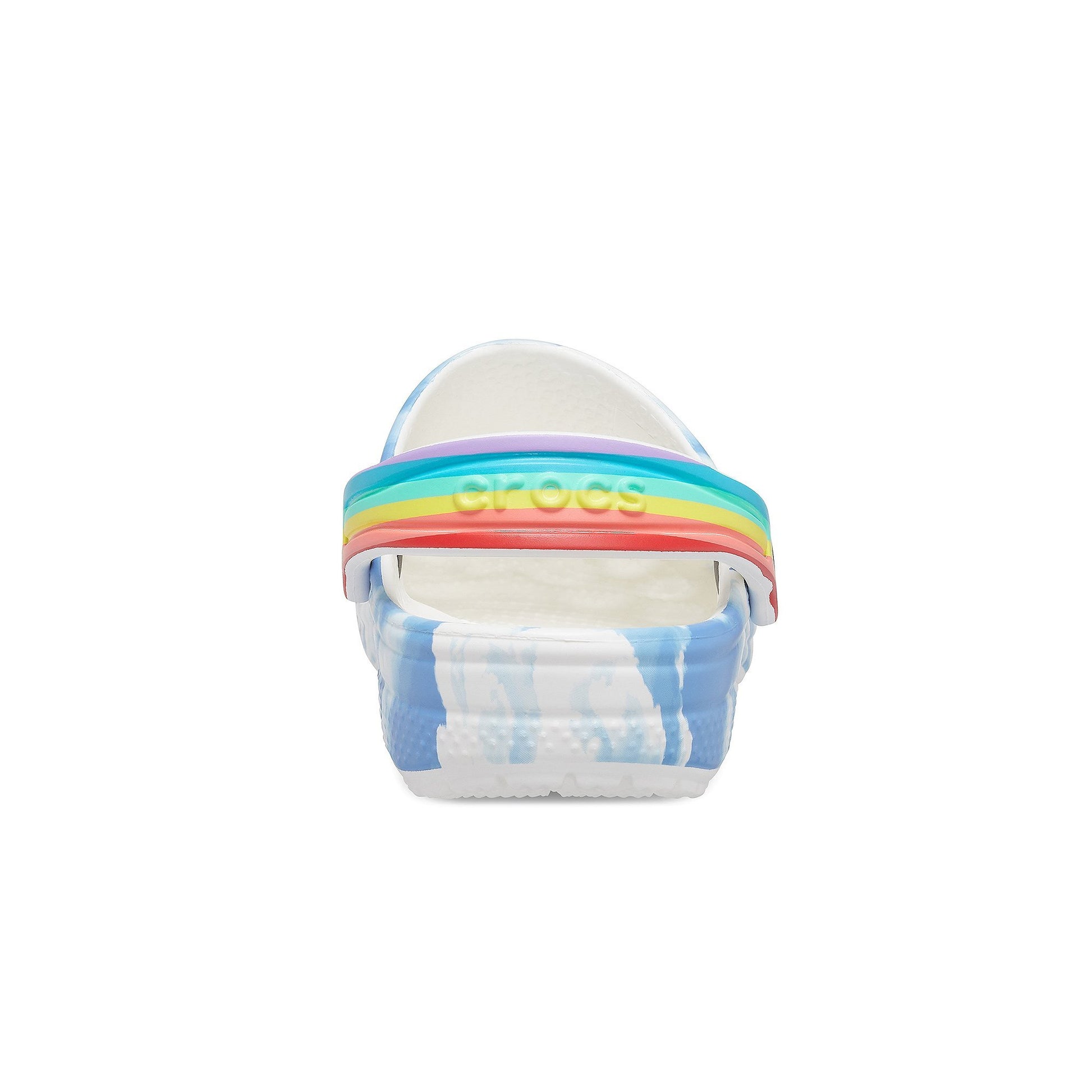 White-Sky Blue - Side - Crocs Childrens-Kids Classic Out Of This World II Clogs
