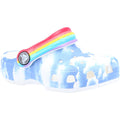 White-Sky Blue - Front - Crocs Childrens-Kids Classic Out Of This World II Clogs