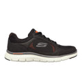 Black - Back - Skechers Mens Flex Advantage 4.0 True Clarity Leather Trainers
