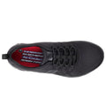 Black - Side - Skechers Womens-Ladies Ghenter Srelt Safety Shoes