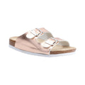 Rose Gold-Brown - Back - Divaz Womens-Ladies Nimes Sliders