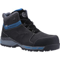 Black-Blue - Front - Albatros Mens Tofane CTX Mid S3 Leather Safety Boots