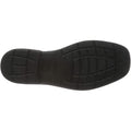 Black - Pack Shot - Geox Boys Federico Leather School Shoes
