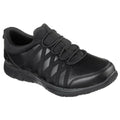 Black - Front - Skechers Womens-Ladies Ghenter Dagsby Leather Safety Shoes