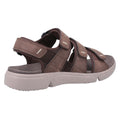 Brown - Side - Hush Puppies Mens Raul Sandals