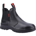 Black - Front - Centek Mens FS316 S1 Leather Safety Boots