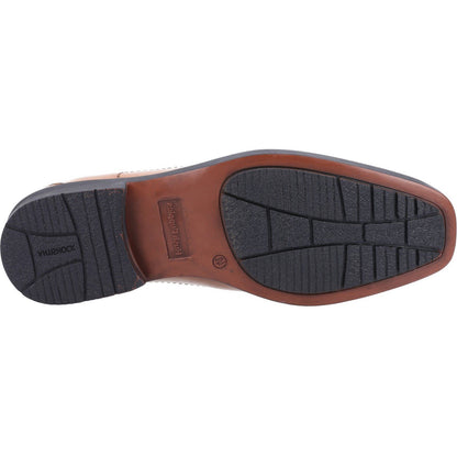 Tan - Lifestyle - Hush Puppies Mens Brody Leather Shoes