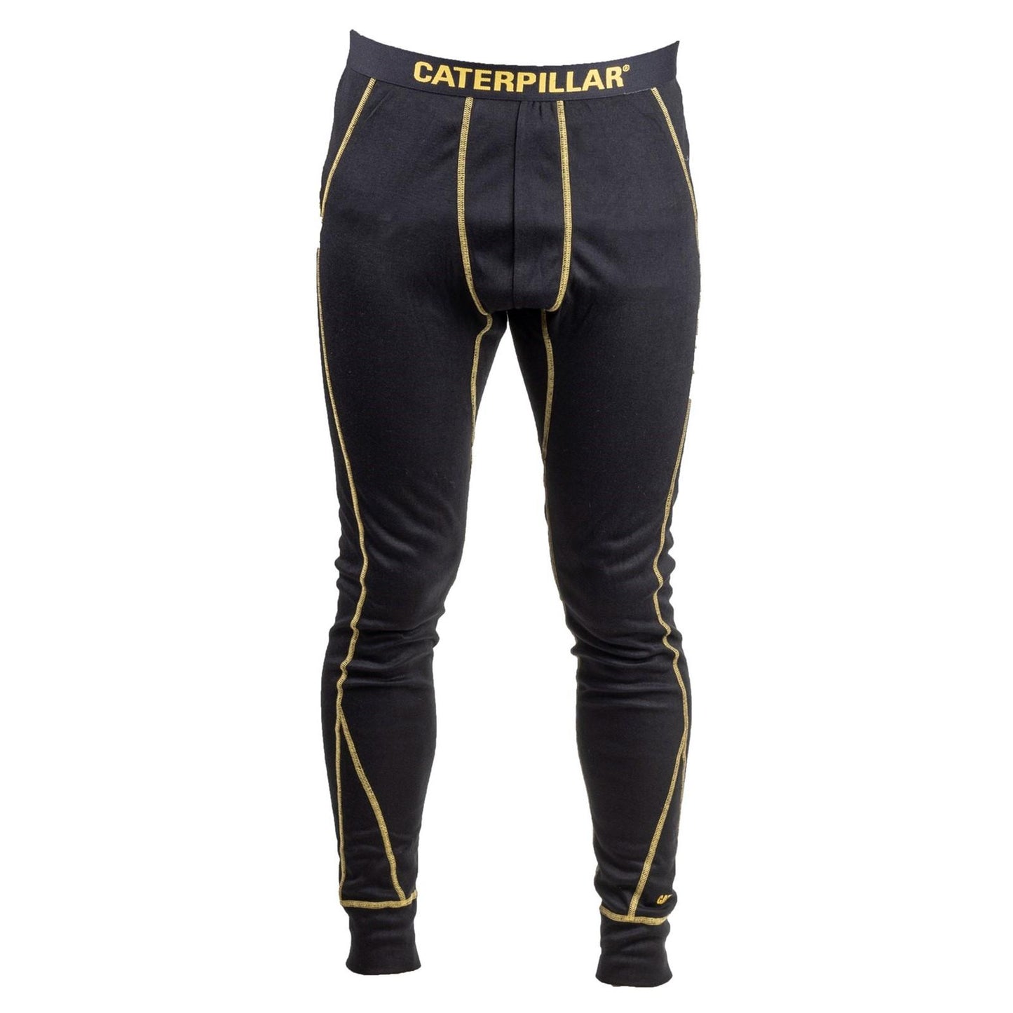 Black - Front - Caterpillar Mens Thermal Bottoms