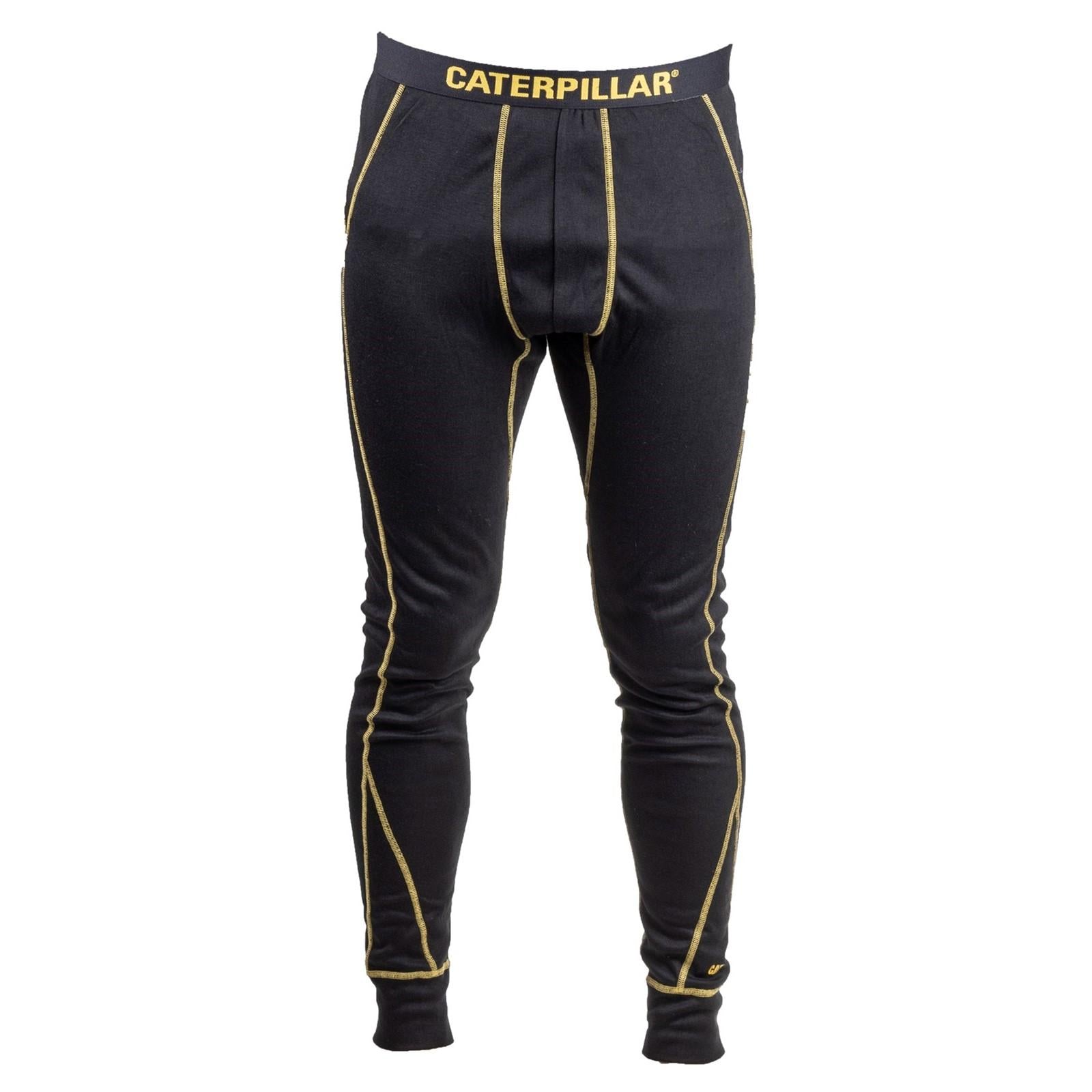 Black - Front - Caterpillar Mens Thermal Bottoms