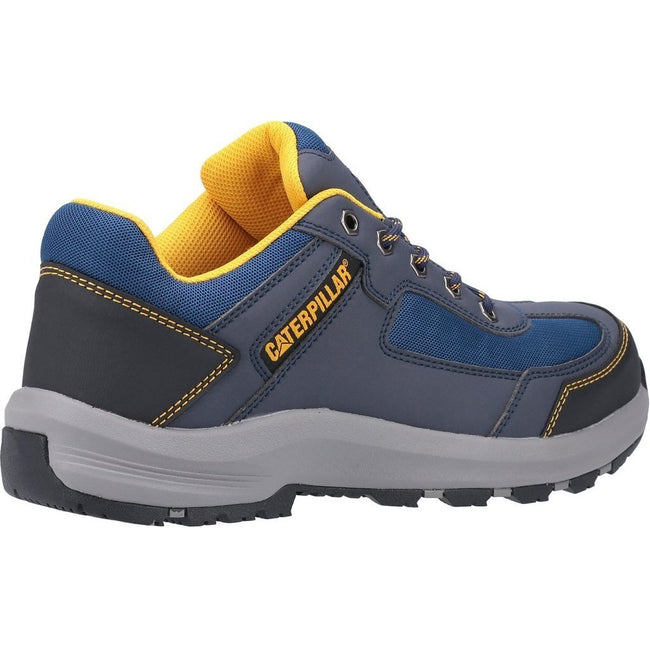 Navy-Grey - Back - Caterpillar Mens Elmore Safety Trainers