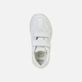 White - Side - Geox Boys Pavel School Shoes