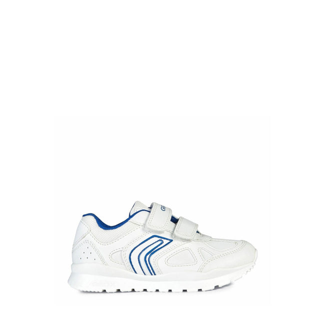 White - Close up - Geox Boys Pavel School Shoes