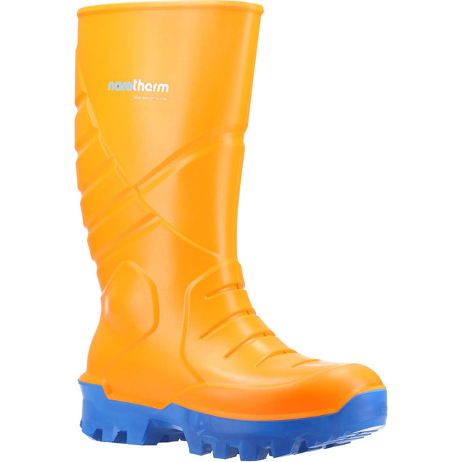 Orange-Blue - Front - Nora Max Unisex Adult Noratherm S5 PU Safety Boots