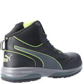 Green-Black - Pack Shot - Puma Mens Leather Safety Boots
