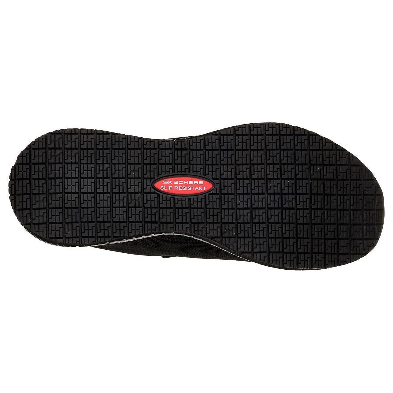 Black - Pack Shot - Skechers Womens-Ladies Squad SR Wide Shoes
