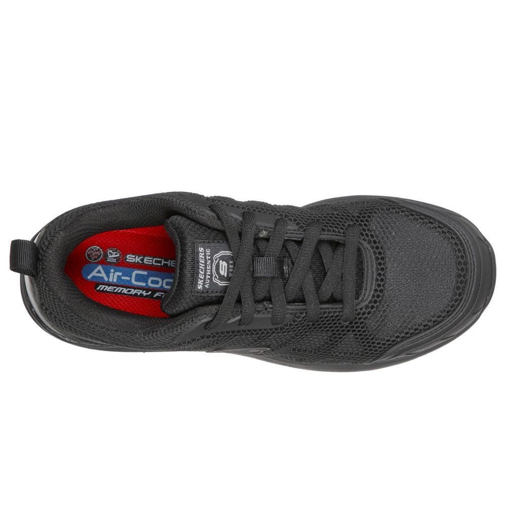 Black - Side - Skechers Womens-Ladies Bulklin Ayak Safety Shoes