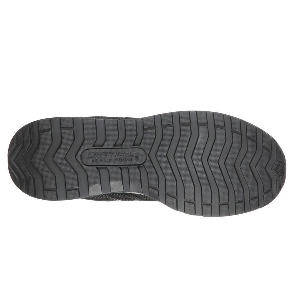 Black - Lifestyle - Skechers Womens-Ladies Bulklin Ayak Safety Shoes