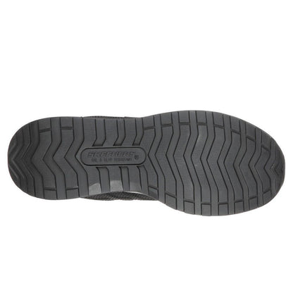 Black - Lifestyle - Skechers Womens-Ladies Bulklin Ayak Safety Shoes