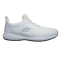 White - Front - Skechers Mens Squad SR Myton Occupational Shoes