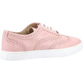 Light Pink - Lifestyle - Hush Puppies Womens-Ladies Tammy Leather Brogues