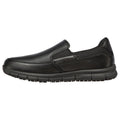Black - Side - Skechers Mens Nampa Groton Occupational Shoes