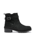 Black - Back - Muck Boots Womens-Ladies Perforated Leather Ankle Boots
