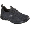 Black - Front - Skechers Womens-Ladies Glide Step Grand Flash Trainers