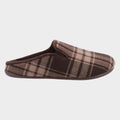 Brown - Back - Cotswold Mens Syde Slippers