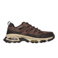 Brown-Black - Back - Skechers Mens Skech-Air Envoy Leather Trainers