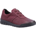 Bordo - Front - Fleet & Foster Womens-Ladies Cristianos Leather Trainers