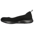 Black - Side - Skechers Womens-Ladies Microburst 2.0 Be Iconic Wide Shoes
