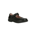 Black - Front - Geox Girls Naimara Ballerina Leather Mary Janes