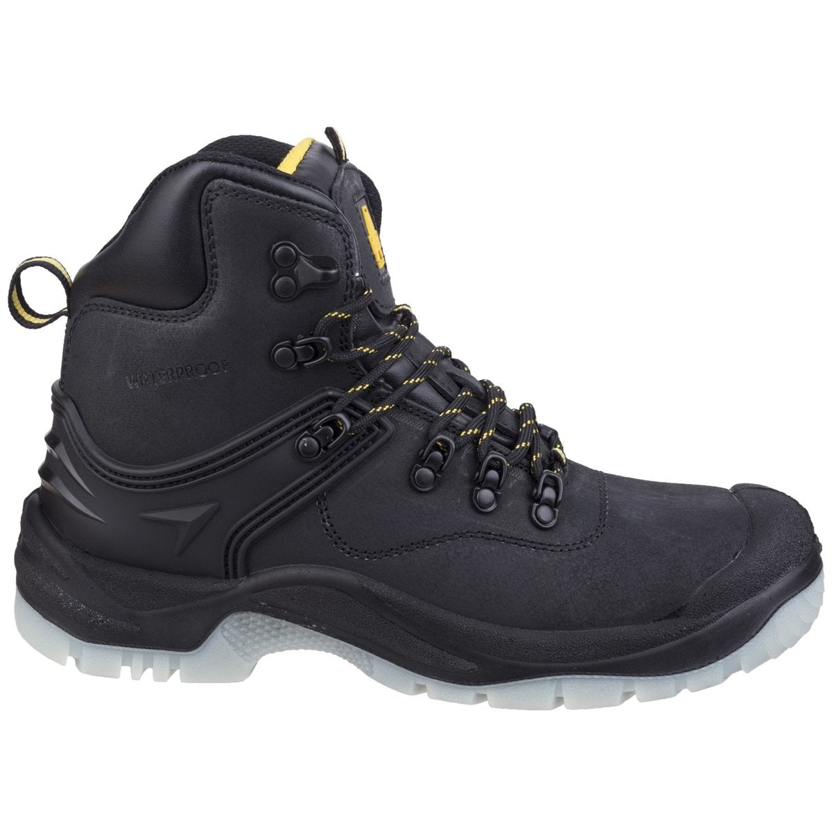 Black - Pack Shot - Amblers Steel FS198 Safety Boot - Womens Ladies Boots - Boots Safety