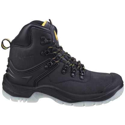 Black - Pack Shot - Amblers Steel FS198 Safety Boot - Womens Ladies Boots - Boots Safety