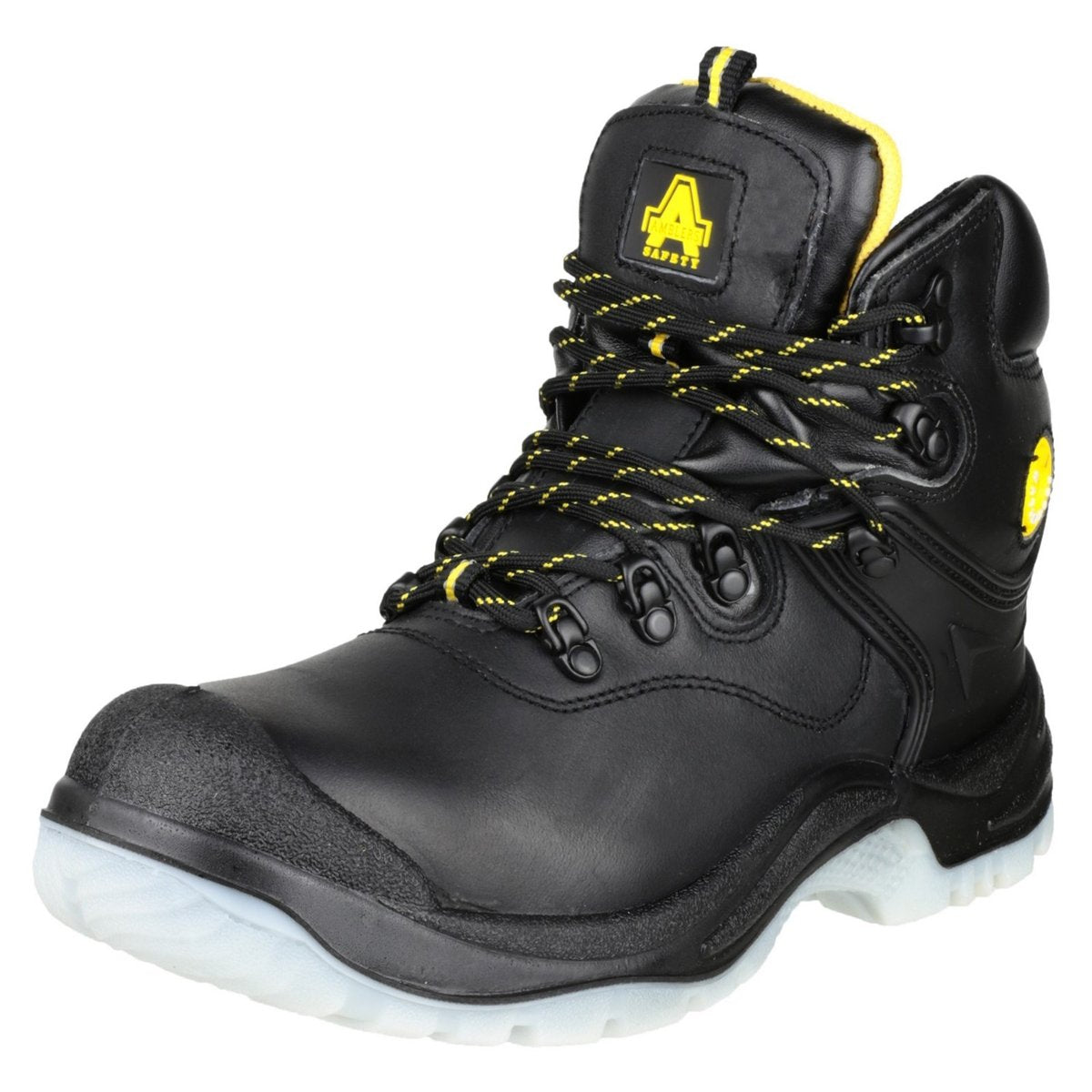 Black - Close up - Amblers Steel FS198 Safety Boot - Womens Ladies Boots - Boots Safety