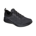 Black - Front - Skechers Mens Ultra Flex 2.0 Cryptic Trainers
