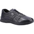 Black - Front - Cotswold Mens Cam 2 Leather Trainers