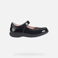 Black - Back - Geox Girls Naimara Ballerina Patent Leather Mary Janes