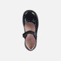 Black - Side - Geox Girls Naimara Ballerina Patent Leather Mary Janes