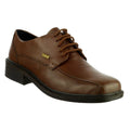 Brown - Front - Cotswold Mens Stonehouse 2 Grain Leather Shoes